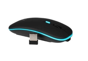 MOUSE VORAGO MO-307 INALAMBRICO HASTA 1600 DPI RECARGABLE TIPO C NEGRO RGB
