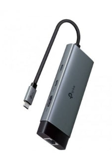 Concentrador USB tipo C de 6 puertos